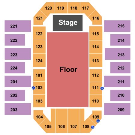 James Brown Arena Tickets and James Brown Arena Seating Chart - Buy ...