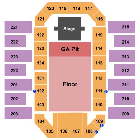 James Brown Arena Tickets and James Brown Arena Seating Chart - Buy ...