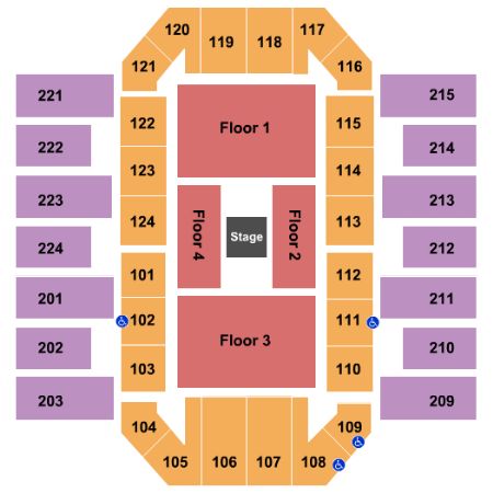 James Brown Arena Tickets and James Brown Arena Seating Chart - Buy ...