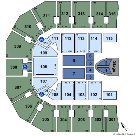 John Paul Jones Arena Basketball Seating Chart