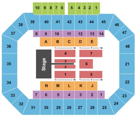 Yeager Coliseum Seating Chart