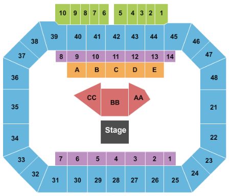 Yeager Coliseum Seating Chart