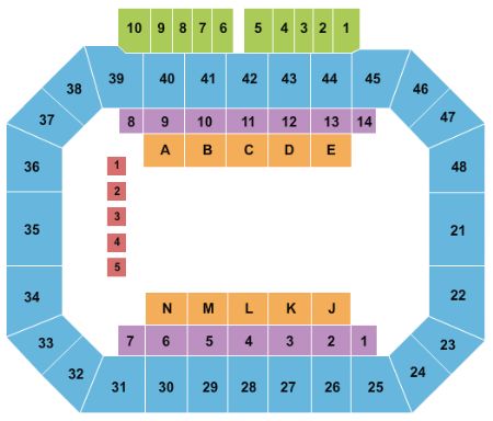 Kay Yeager Coliseum Tickets and Kay Yeager Coliseum Seating Chart - Buy ...