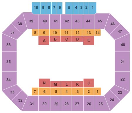 Kay Yeager Coliseum Tickets and Kay Yeager Coliseum Seating Chart - Buy ...