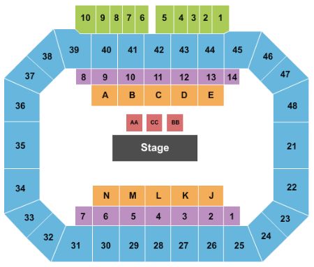 Kay Yeager Coliseum Tickets and Kay Yeager Coliseum Seating Chart - Buy ...