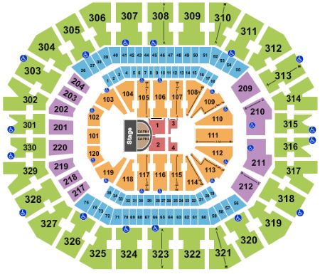 KFC Yum! Center Tickets and KFC Yum! Center Seating Chart - Buy KFC Yum ...