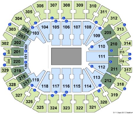 KFC Yum! Center Tickets and KFC Yum! Center Seating Chart - Buy KFC Yum ...