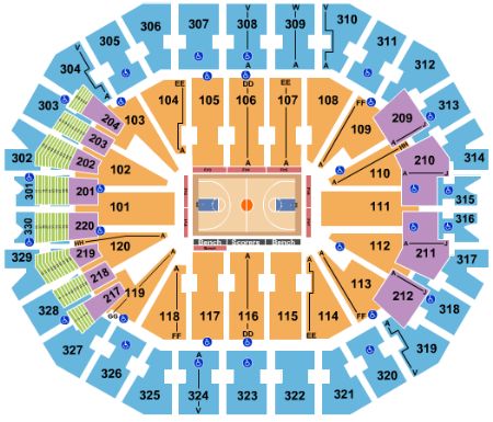 KFC Yum! Center Tickets and KFC Yum! Center Seating Chart - Buy KFC Yum ...