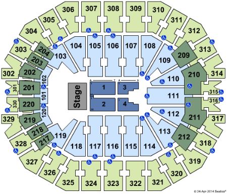 KFC Yum! Center Tickets and KFC Yum! Center Seating Chart - Buy KFC Yum ...