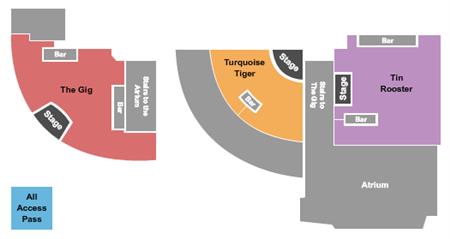 Lava, The Gig & Tin Rooster at Turning Stone Resort & Casino