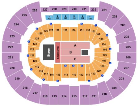 Journey & Toto Birmingham Tickets - Section 209 Row G - 2/15/2024