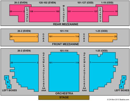 Brooks Atkinson Theatre Tickets and Brooks Atkinson Theatre Seating