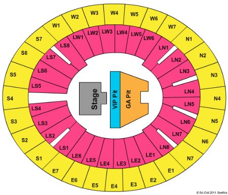 Lloyd Noble Center Tickets and Lloyd Noble Center Seating Chart - Buy ...