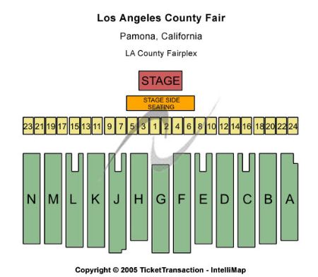 La County Fairplex Seating Chart