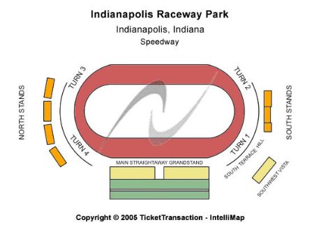 Indianapolis Raceway Park Seating Chart