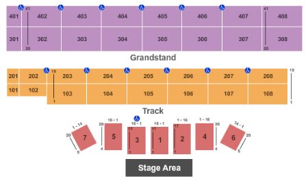 Main Stage At Wisconsin State Fair Park