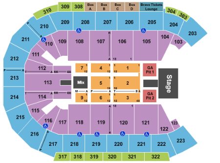 Mandalay Bay Michelob Ultra Arena Seating Chart