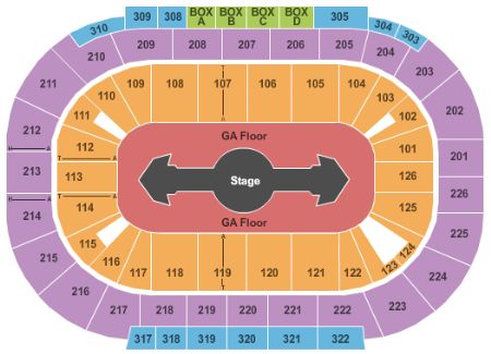 Mandalay Bay Arena Seating Chart