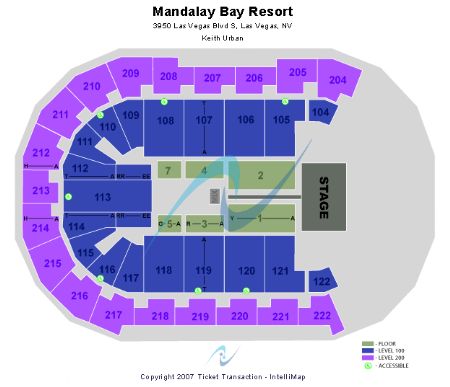 Mandalay Bay Michelob Ultra Arena Seating Chart