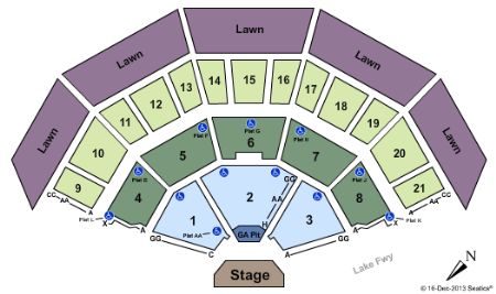 Marcus Amphitheater Tickets and Marcus Amphitheater Seating Chart - Buy ...