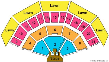 Marcus Amphitheater Tickets and Marcus Amphitheater Seating Chart - Buy ...