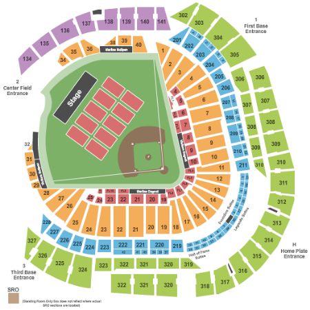 Marlins Ballpark Tickets and Marlins Ballpark Seating Chart - Buy ...