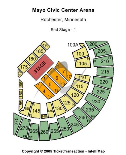 Mayo Civic Center Arena Tickets and Mayo Civic Center Arena Seating