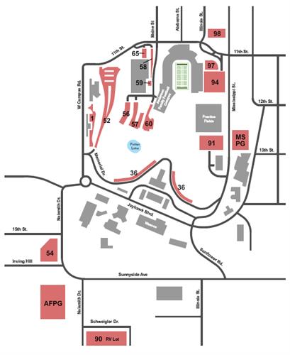 Memorial Stadium Parking Lot