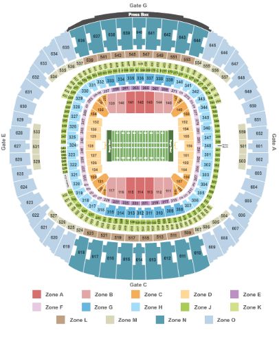 Mercedes-benz Superdome Tickets And Mercedes-benz Superdome Seating 