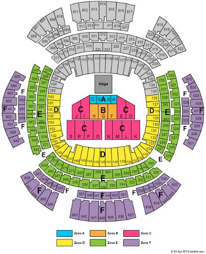 Concert Seating Chart Mercedes Benz Atlanta