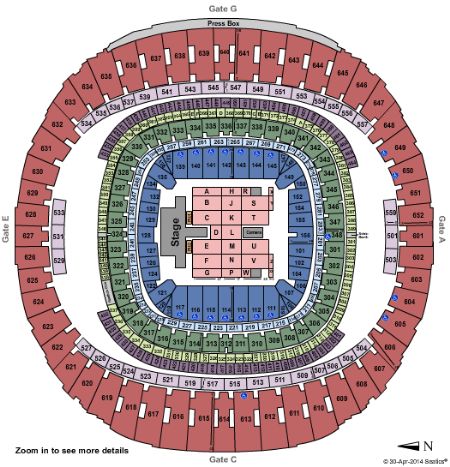 Mercedes-Benz Superdome Tickets and Mercedes-Benz Superdome Seating ...