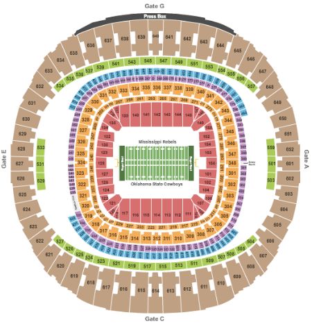 Mercedes Benz Superdome Ticketercedes Seating Mercedes Benz Superdome