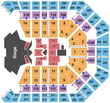 MGM Grand Garden Arena Tickets and MGM Grand Garden Arena Seating Chart