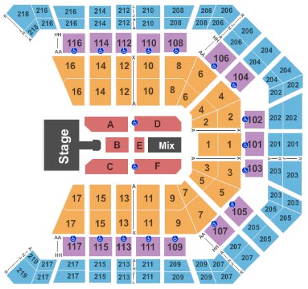 MGM Grand Garden Arena Tickets and MGM Grand Garden Arena Seating Chart