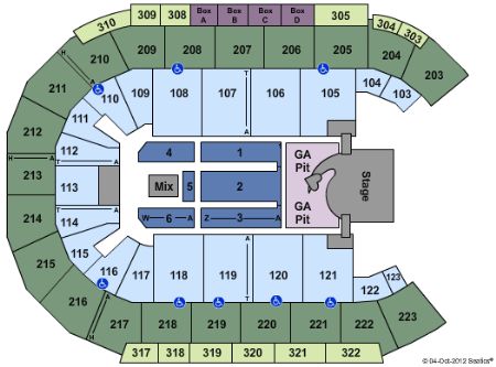 Mandalay Bay - Events Center Tickets and Mandalay Bay - Events Center