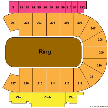 Mid America Center Tickets and Mid America Center Seating Chart - Buy ...