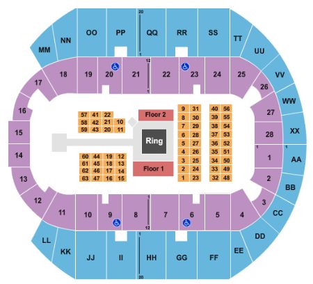 Mississippi Coast Coliseum Seating Chart