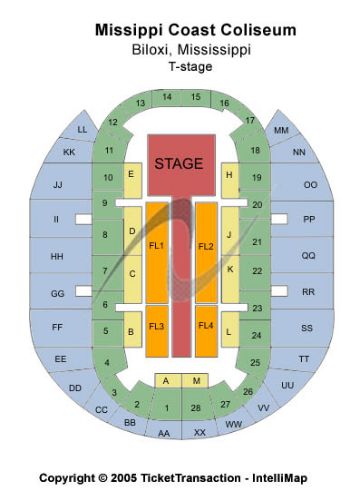 Mississippi Coast Coliseum Tickets and Mississippi Coast Coliseum