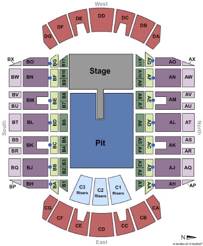 Mississippi Coliseum Tickets and Mississippi Coliseum Seating Chart ...