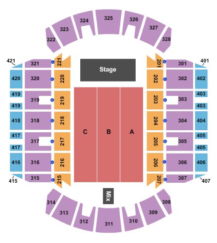 Mississippi Coliseum Tickets and Mississippi Coliseum Seating Chart ...