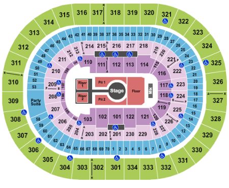 Peso Pluma Portland Tickets - Section 304 Row M - 8/17/2024 - Moda ...