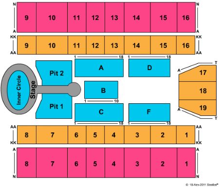 Big Superstore Arena Seating Chart View