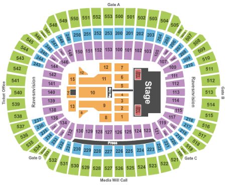 M&T Bank Stadium Tickets and M&T Bank Stadium Seating Chart - Buy M&T ...