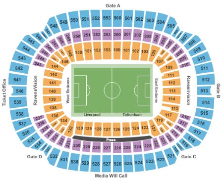 M&T Bank Stadium Tickets and M&T Bank Stadium Seating Chart - Buy M&T ...