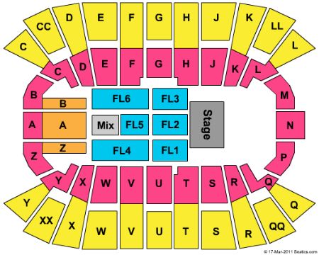 Mullins Center Tickets and Mullins Center Seating Chart - Buy Mullins ...