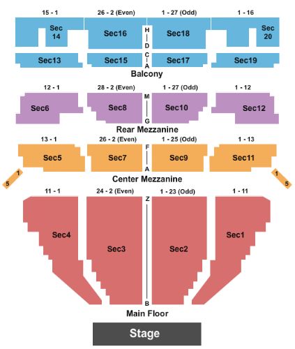 Music Hall Center Tickets and Music Hall Center Seating Chart - Buy ...