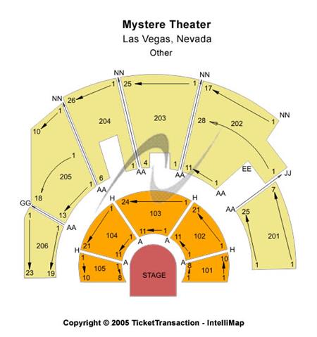 Mystere Theatre At Treasure Island