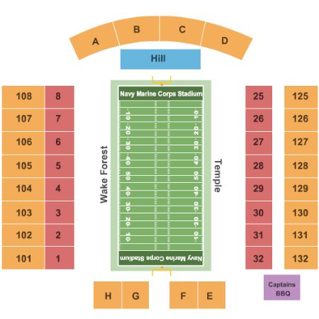 Navy Marine Corps Memorial Stadium Tickets and Navy Marine Corps ...