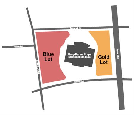 Navy Marine Corps Memorial Stadium Parking Lots