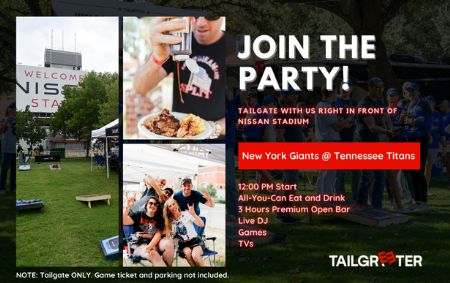 Tailgreeter - Nissan Stadium Tailgate - Cincinnati Bengals